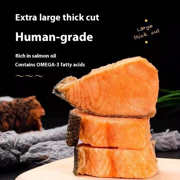 Salmón liofilizado, snack natural para perros y gatos – imagen 1