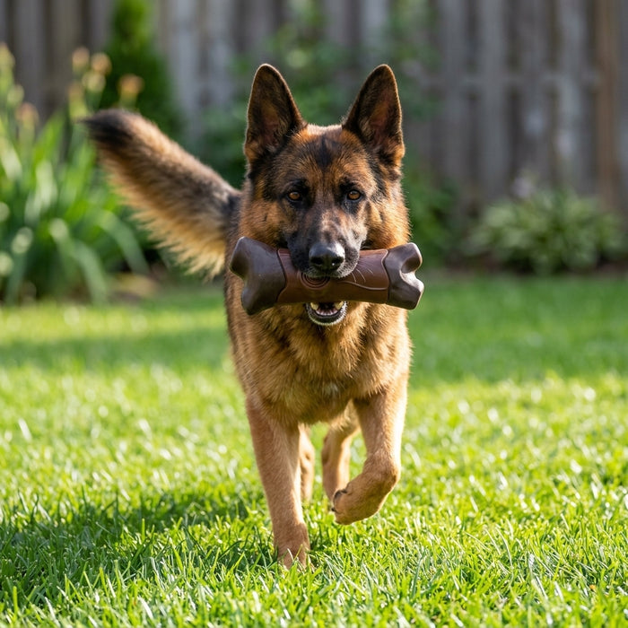 Juguete Masticable Resistente para Perros Grandes — Sabor a Tocino