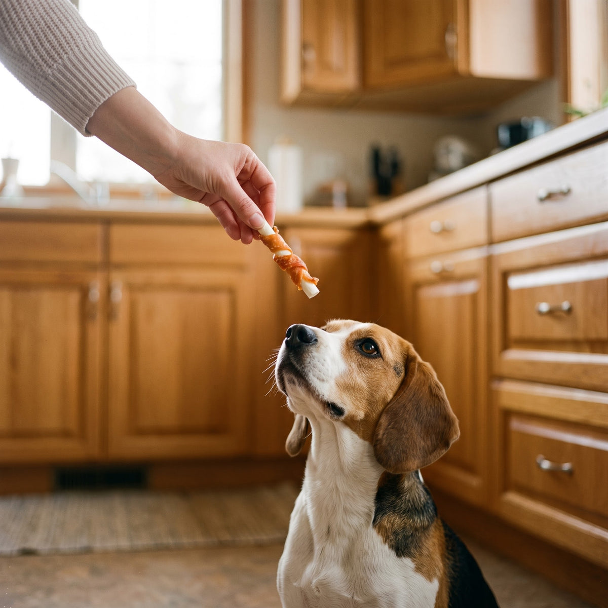 Palitos de Leche con Calcio para Perros — Snack Dental de Pollo o Pato