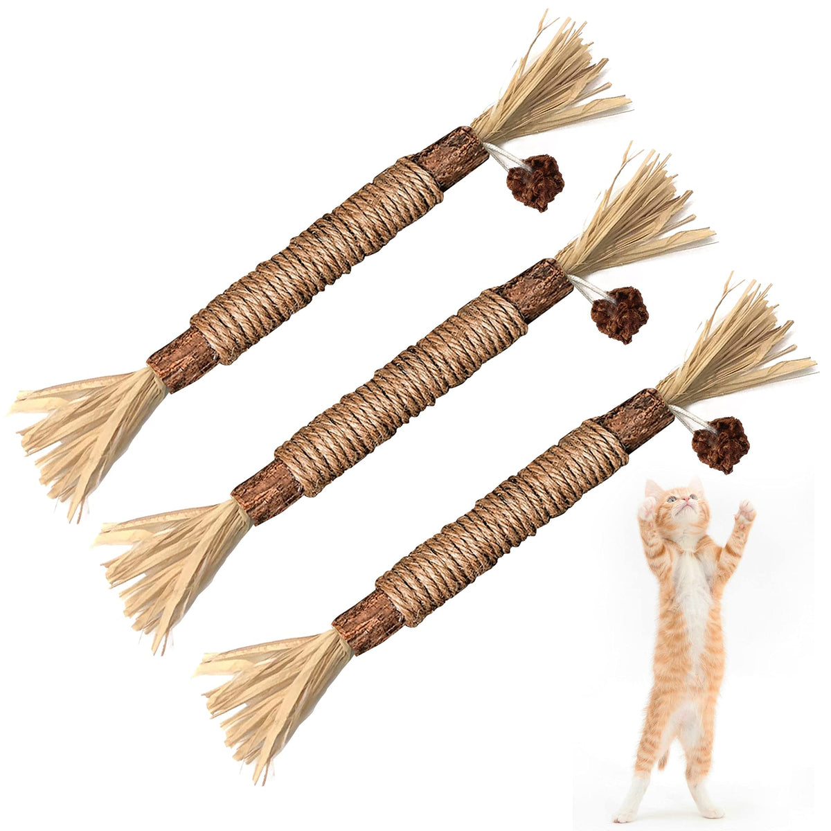 Palitos de silvervine natural para gatos – imagen 4