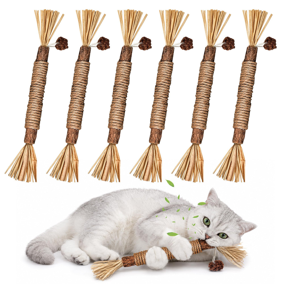 Palitos de silvervine natural para gatos – imagen 3