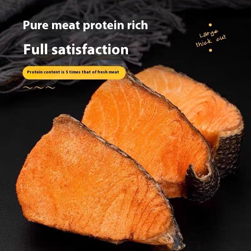 Salmón liofilizado, snack natural para perros y gatos – imagen 3