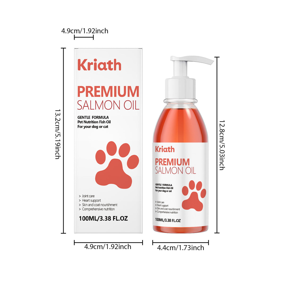 Aceite de salmón con omega-3 y vitamina E, 100 ml – imagen 3