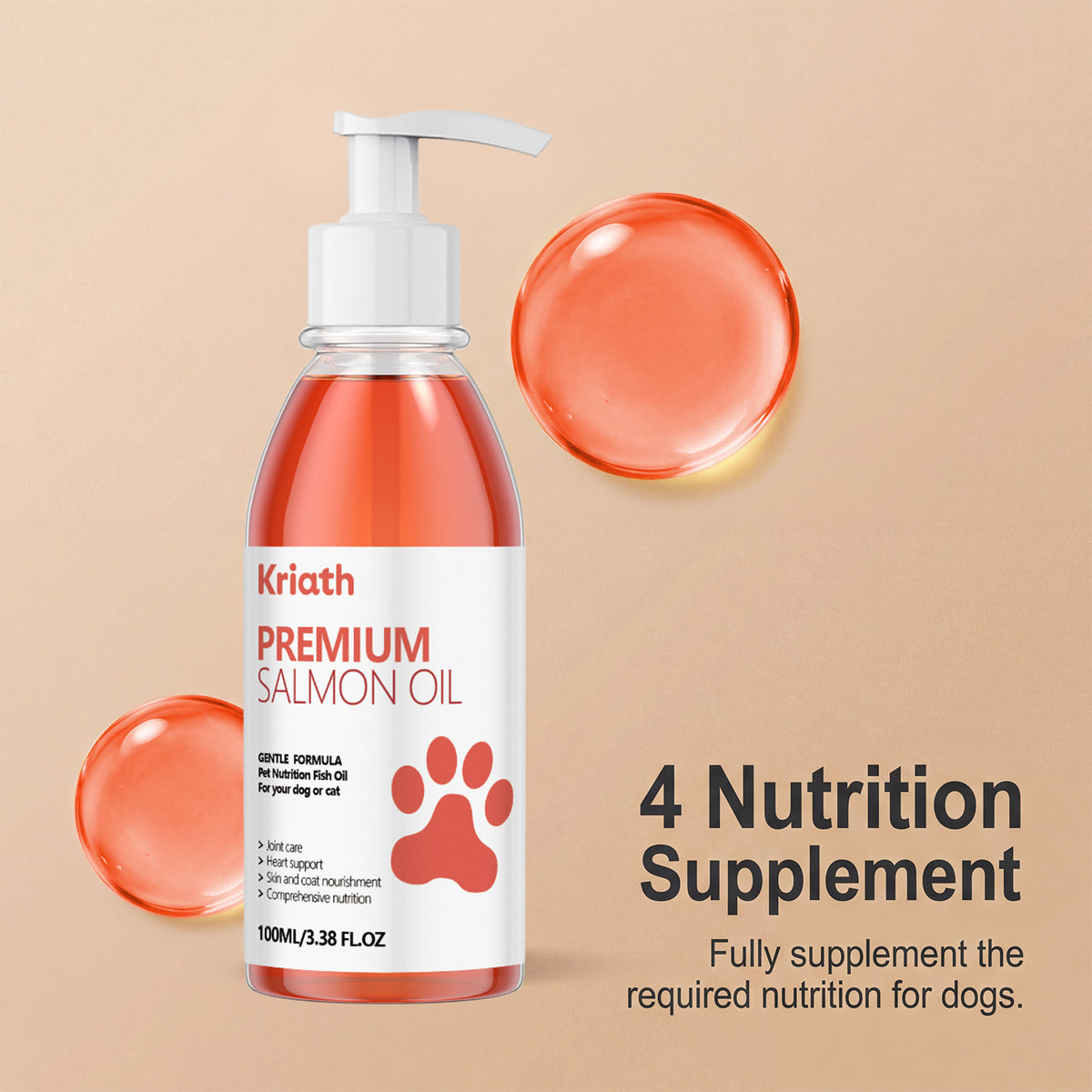 Aceite de salmón con omega-3 y vitamina E, 100 ml – imagen 4