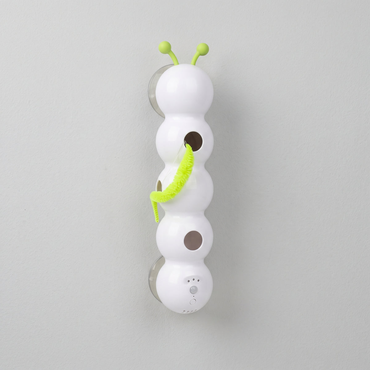 Juguete Interactivo de Gusano con Ventosa para Gatos — Pared o Ventana