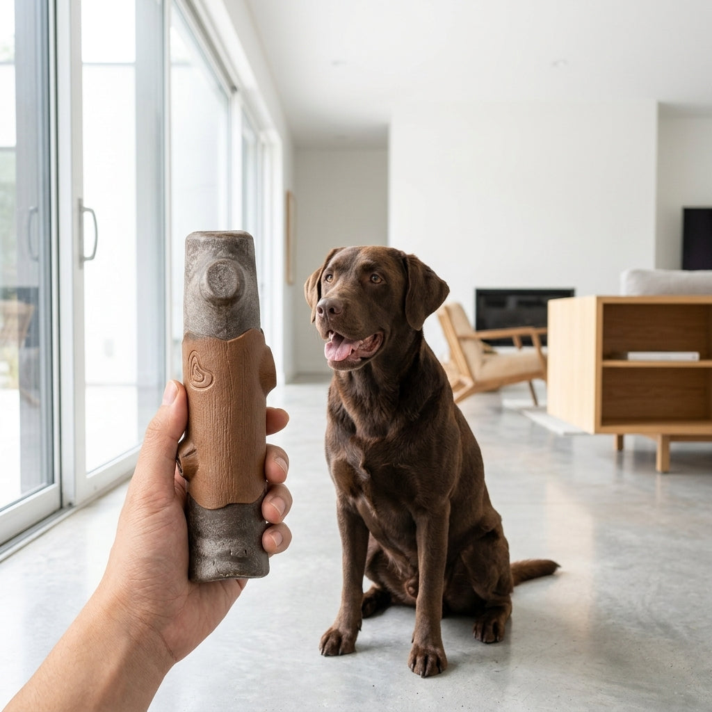 Juguete Masticable Resistente para Perros Grandes — Sabor a Tocino