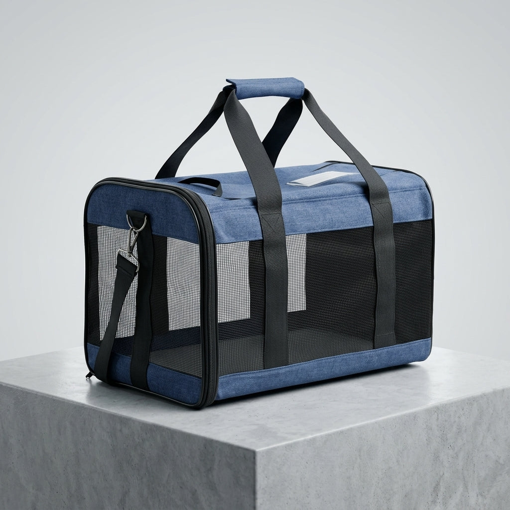 Bolso Transportador Plegable para Perros y Gatos — Tela Oxford Transpirable
