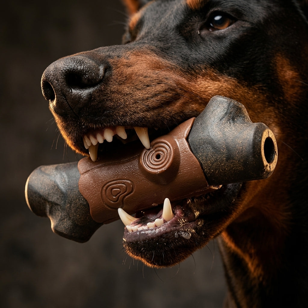 Juguete Masticable Resistente para Perros Grandes — Sabor a Tocino