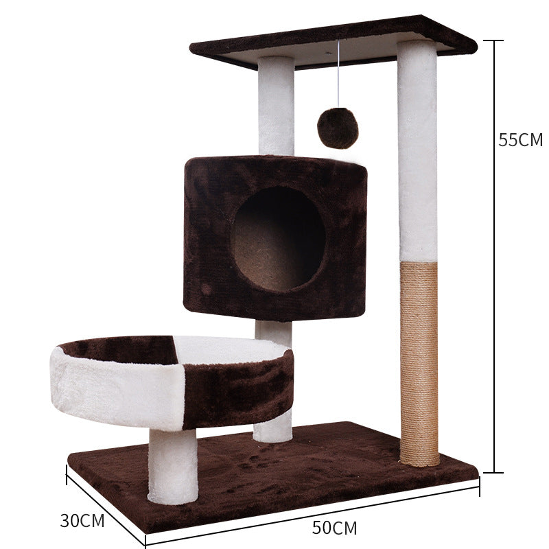 Árbol rascador edición deluxe para gatos