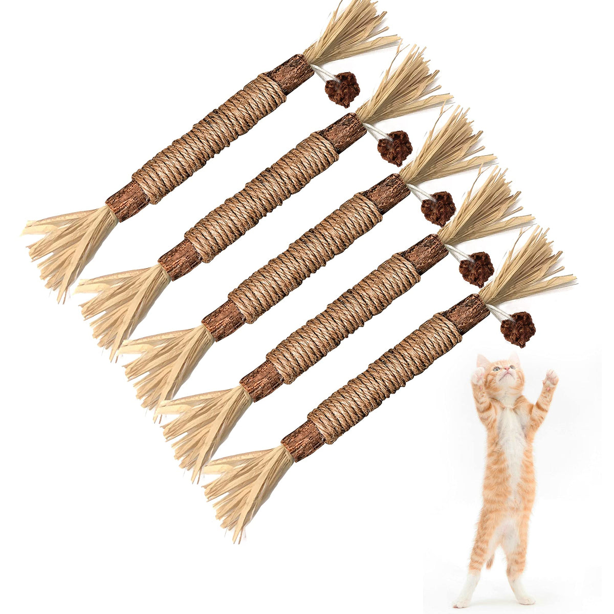 Palitos de silvervine natural para gatos – imagen 2