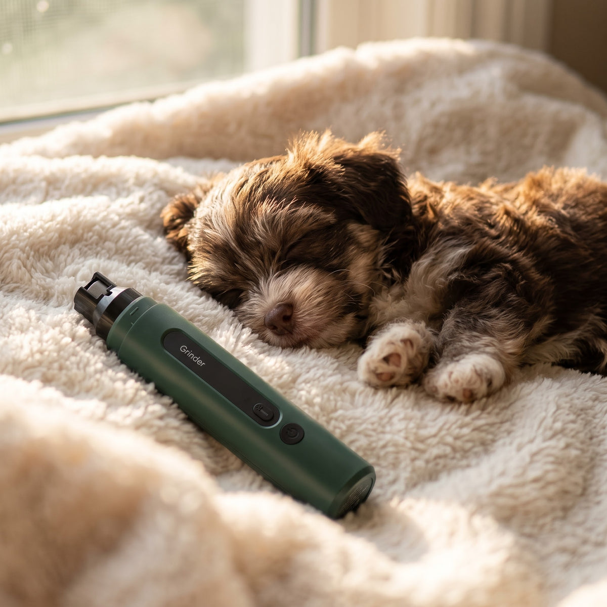 Amoladora de Uñas para Perros y Gatos con Luz LED — 5 Velocidades